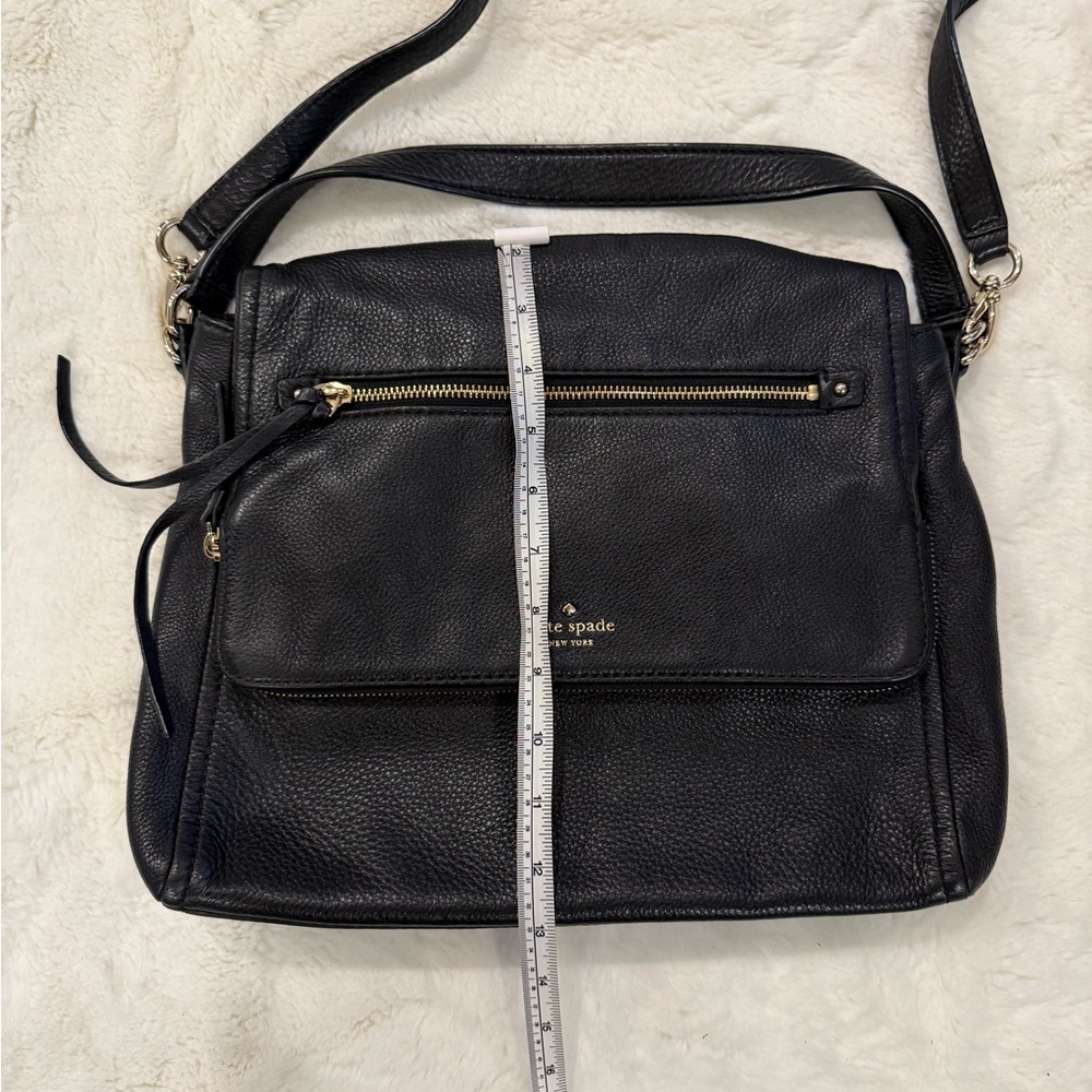 Kate Spade Cobble Hill Black Pebbled Leather Classic Crossbody Bag - Picture 13 of 16